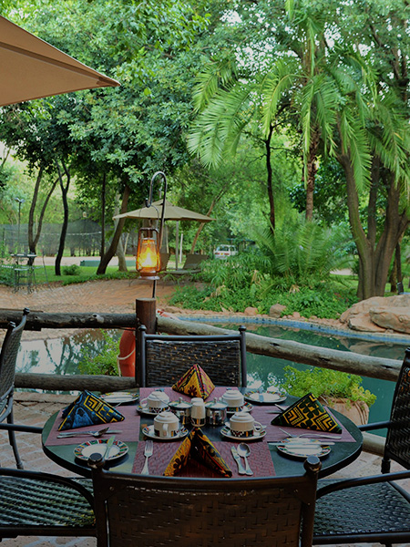 The Boma Café at Lokuthula Lodges